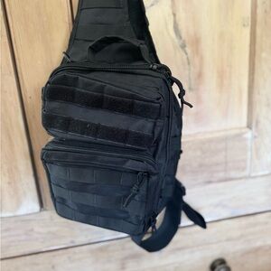 Black Tactical Sling Bag